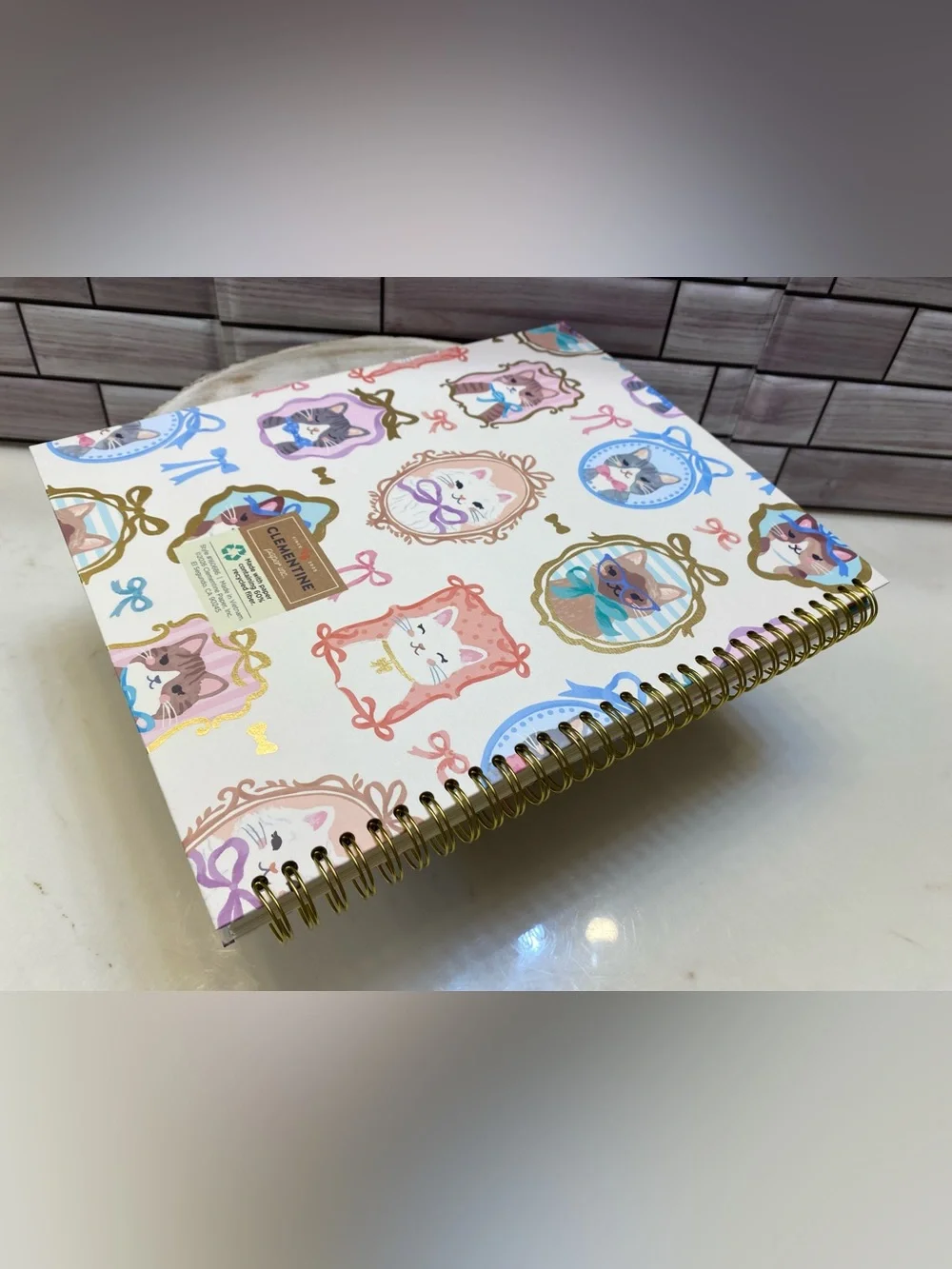 Clementine ❤️2027 Cat print planner L size New